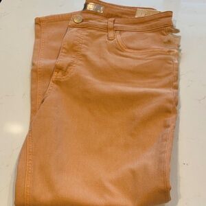 Kut from the Kloth High Rise Jeans in Tan
